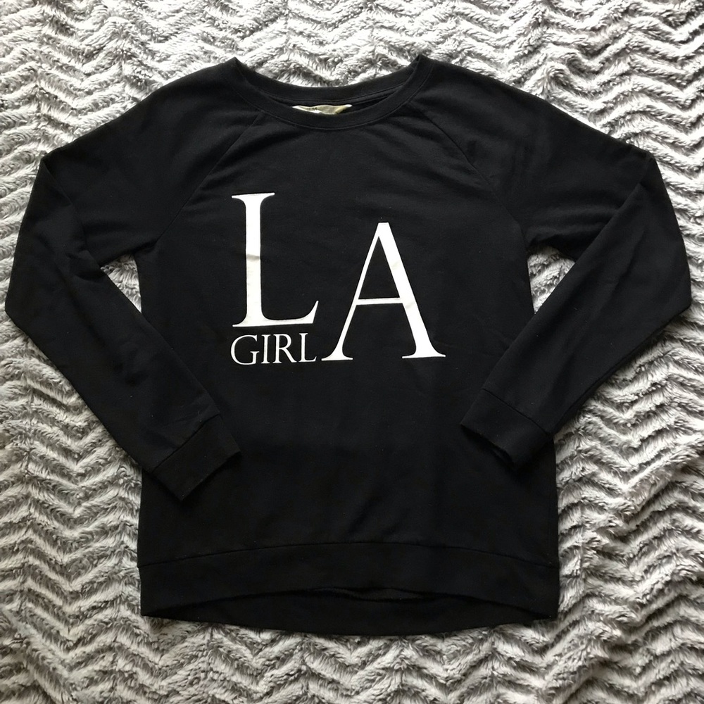 H&M “LA Girl” Long Sleeves T-shirt-size 10-12